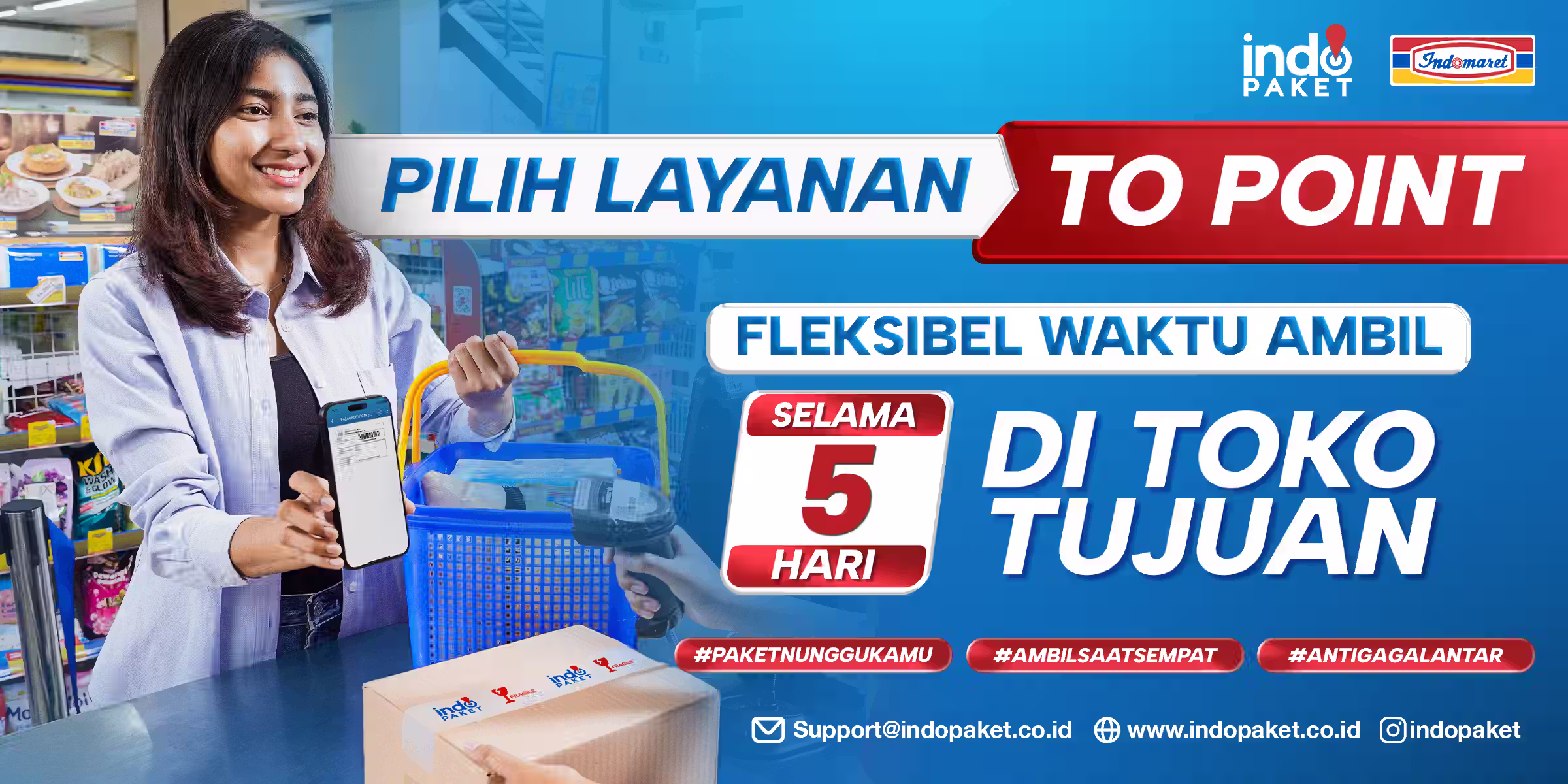 Kirim Paket Jadi Lebih Mudah & Fleksibel!