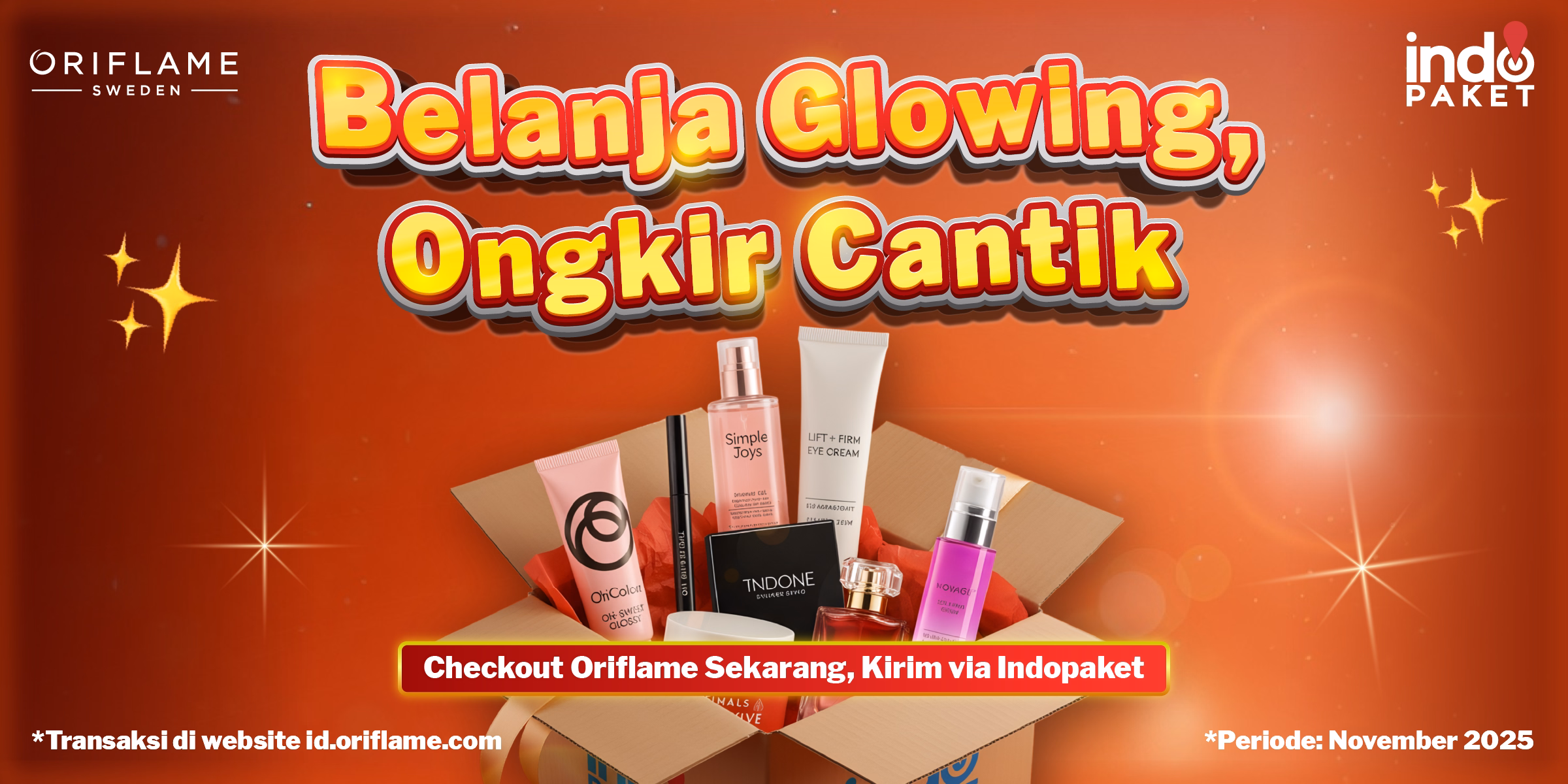Belanja Glowing, Ongkir Cantik