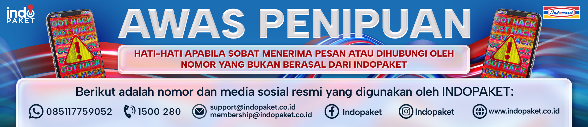 Awas Penipuan Yang Mengatasnamakan Indopaket
